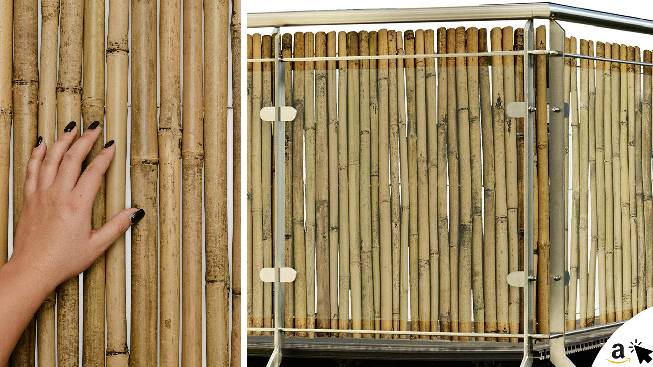 Sol Royal Balkon Bambus Sichtschutz 90x250 cm